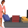 airport passenger illustration svg