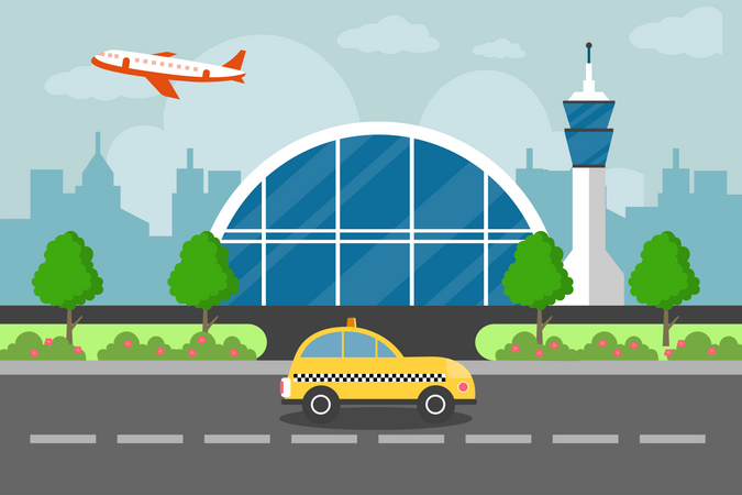 492 Airport Terminal Illustrations - Free in SVG, PNG, EPS - IconScout