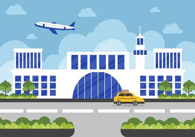 492 Airport Terminal Illustrations - Free in SVG, PNG, EPS - IconScout