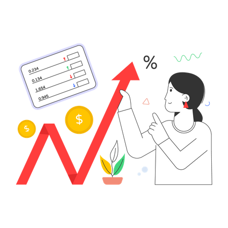 Aktienanalyse  Illustration