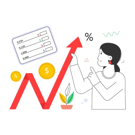 Aktienanalyse  Illustration