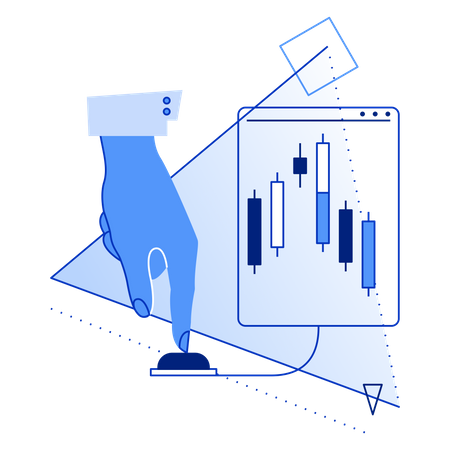 Aktieninvestition  Illustration