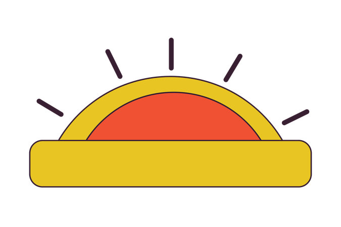 Alarma de seguridad  Ilustración