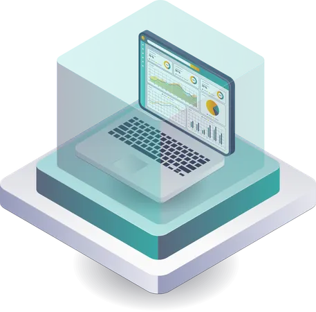 Alcance del análisis de datos informáticos  Ilustración