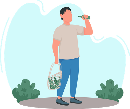 Alcoholism  Illustration
