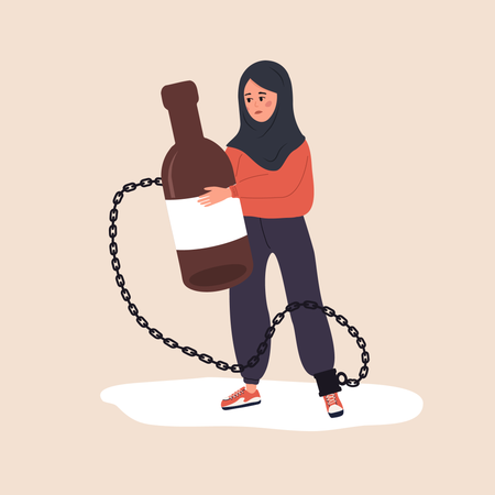 Alcoholismo crónico  Ilustración