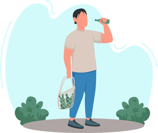 Alcoholismo Ilustración