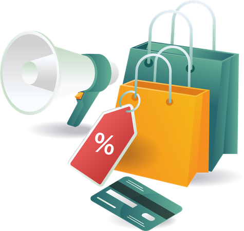 Alerte d'achat émise par l'entreprise  Illustration