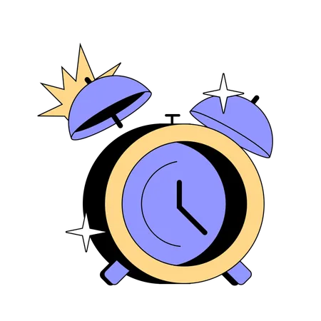 Horloge d'alerte  Illustration