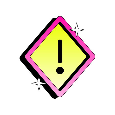 Alerts Diamond  Illustration