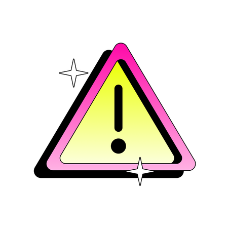 Alerts Triangle  Illustration