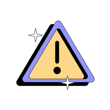 Alerts Triangle  Illustration