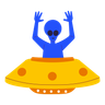 illustration for alien