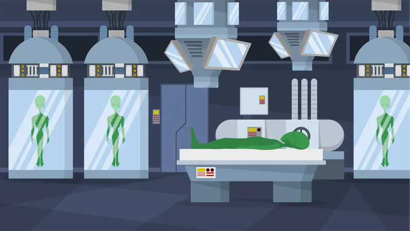Alien Research Laboratory  Illustration