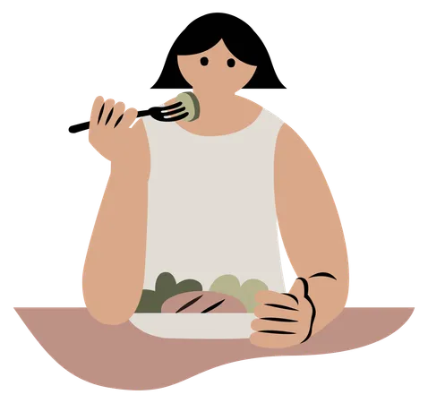 Alimentación saludable  Ilustración