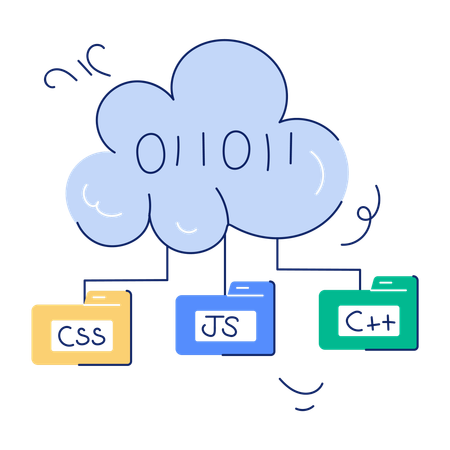 Almacenamiento de codificación  Ilustración