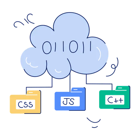 Almacenamiento de codificación  Ilustración