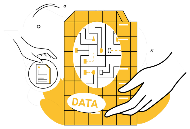 Almacenamiento de datos  Ilustración