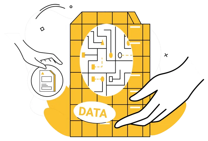 Almacenamiento de datos  Ilustración