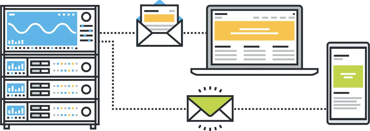 Almacenamiento de datos  Illustration