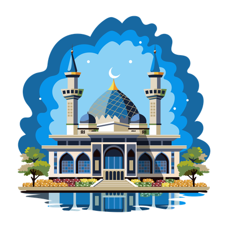 Alte Moschee  Illustration