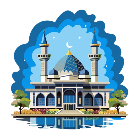 Alte Moschee  Illustration