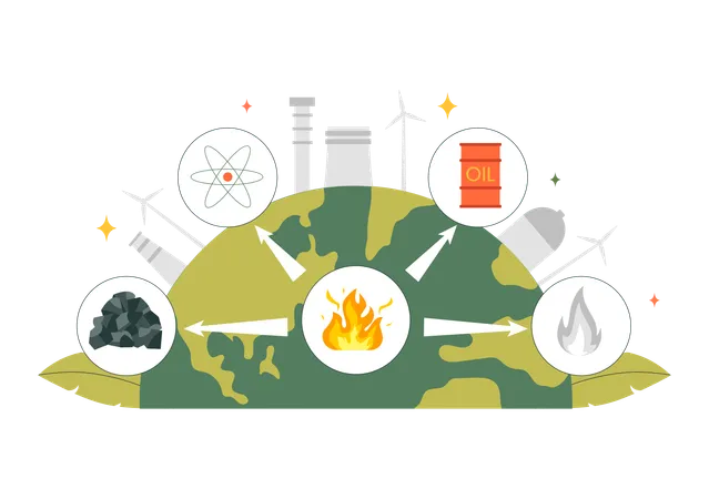 Alternativas de energía renovable  Ilustración