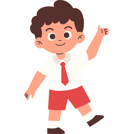 Apresentação de aluno do ensino fundamental  Ilustração