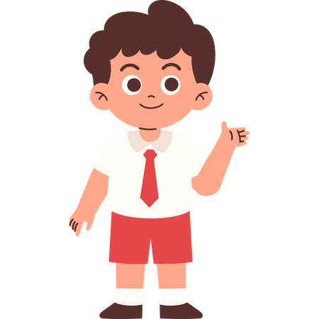 Apresentação de aluno do ensino fundamental  Ilustração