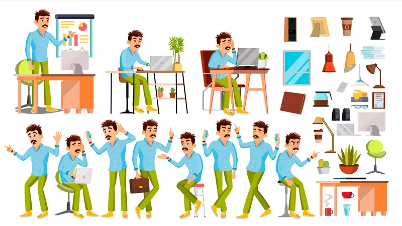 Ambiente de negocios  Illustration