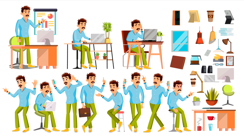 Ambiente di business  Illustration