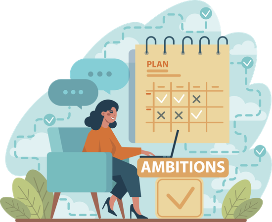 Ambition Plan  Illustration