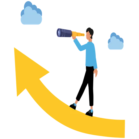 Ambition to success  Illustration