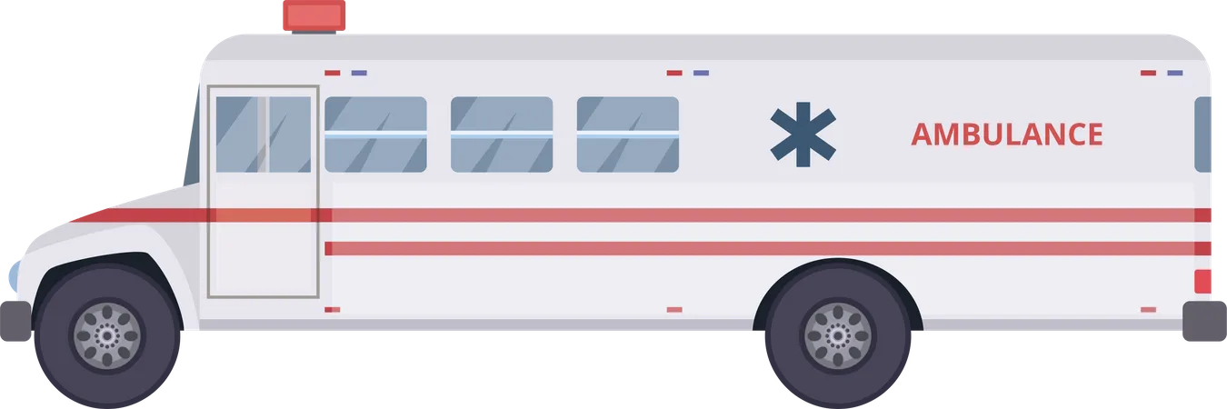 Ambulance Bus  Illustration