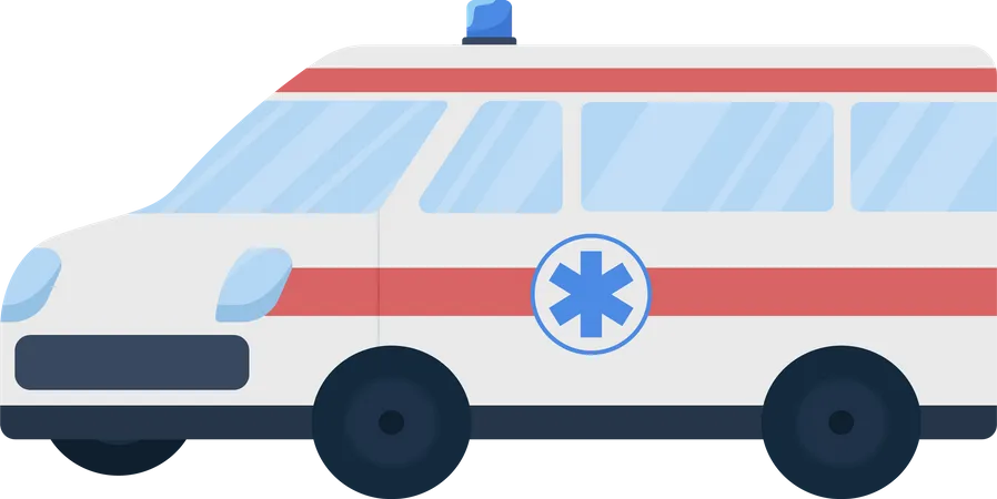 Ambulance car Illustration