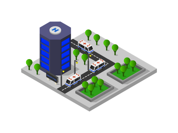 Ambulance facility  Illustration