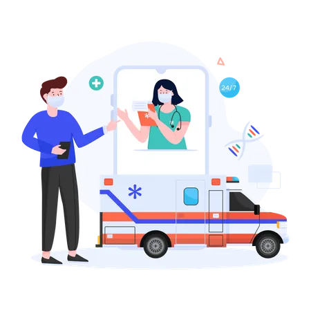 Ambulance  Illustration