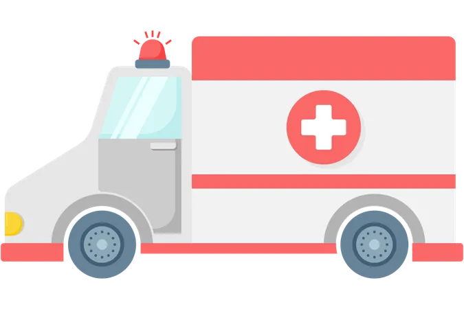 Ambulance service saves patient's lives  Illustration