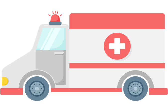 Ambulance service saves patient's lives  Illustration