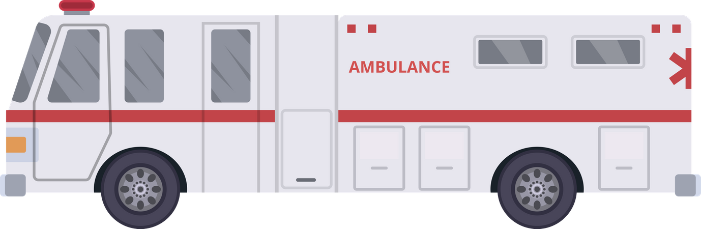 Ambulance Truck  Illustration