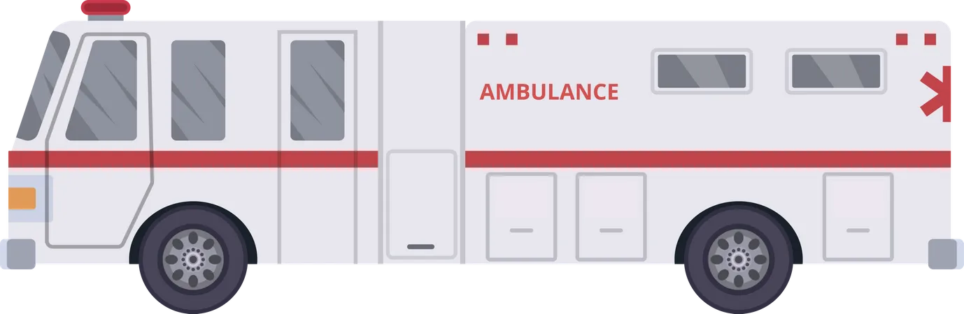 Ambulance Truck  일러스트레이션