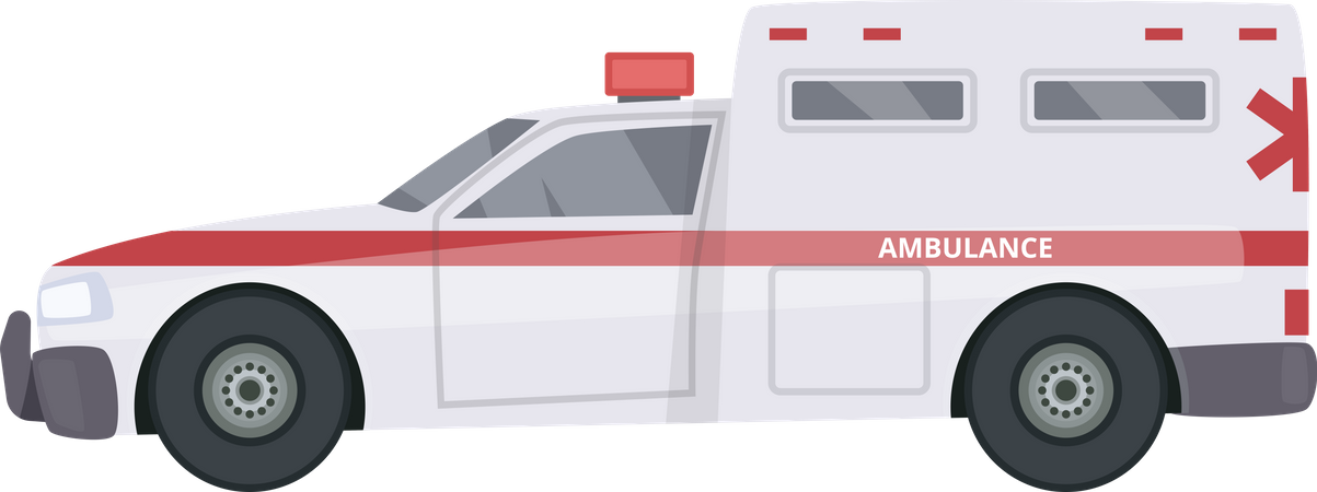 Ambulance Truck  Illustration