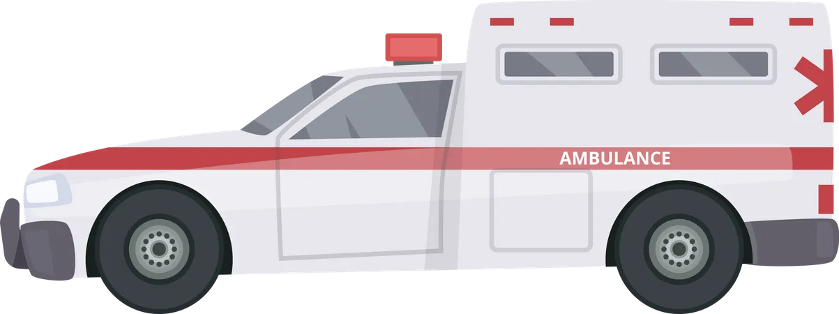 Ambulance Truck  Illustration