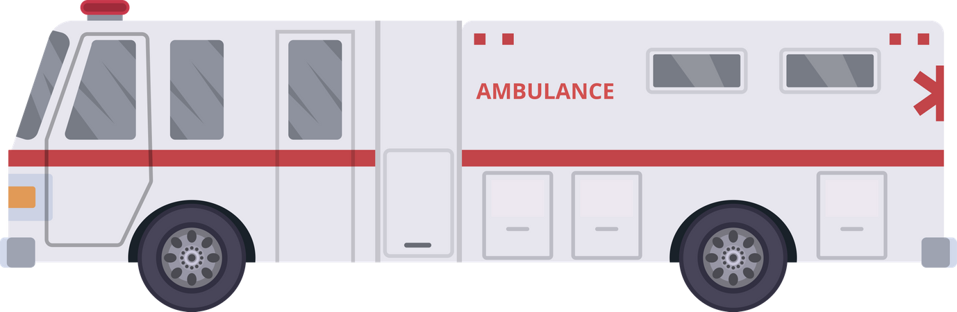 Ambulance Truck  Illustration
