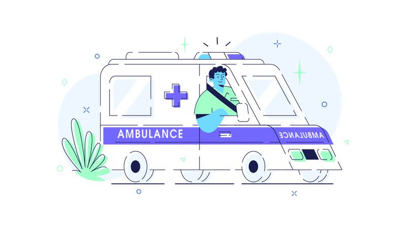 Ambulancia  Ilustración