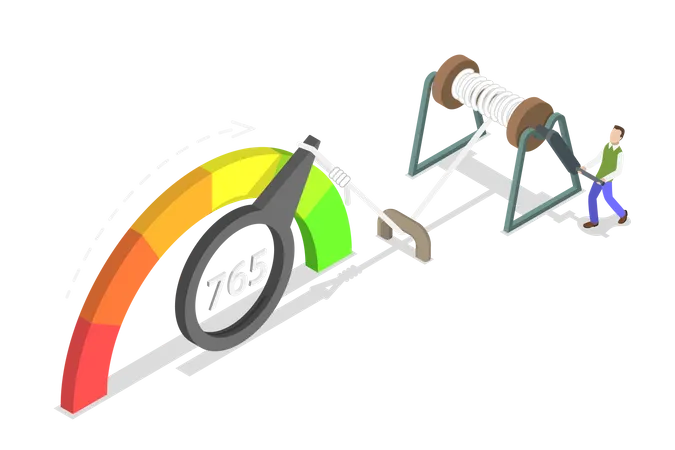 Améliorer la cote de crédit  Illustration