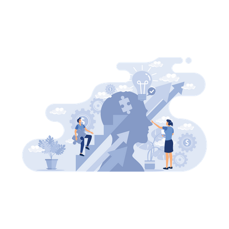 Amélioration des performances grâce au travail de mentorat  Illustration