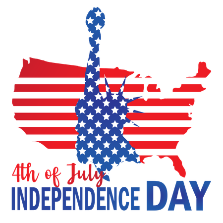 America Independence Day  Illustration