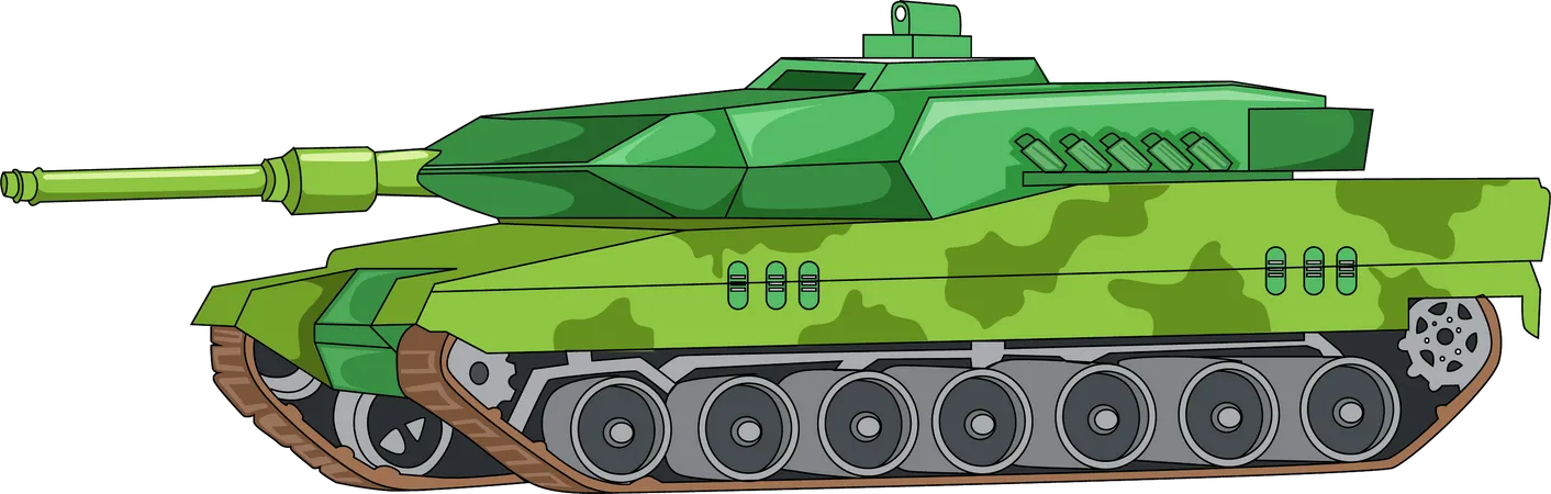 American army vehicle Illustration