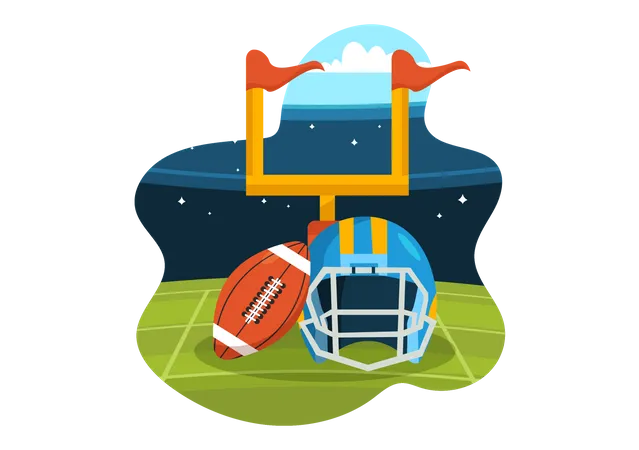 American Football  Illustration